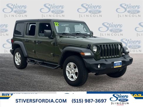 Used 2022 Jeep Wrangler Unlimited Sport image 1
