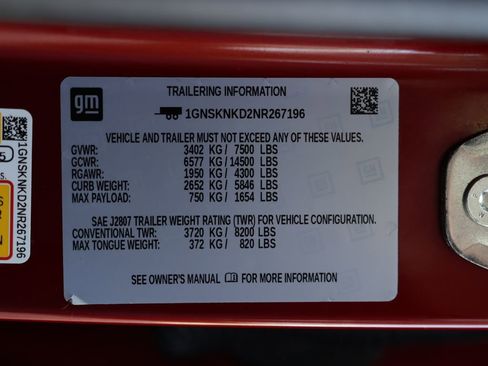 Used 2022 Chevrolet Tahoe LT w/ LT Signature Package AWD/4WD image 45
