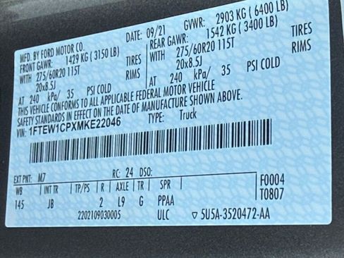 Used 2021 Ford F150 XL w/ STX Appearance Package image 40