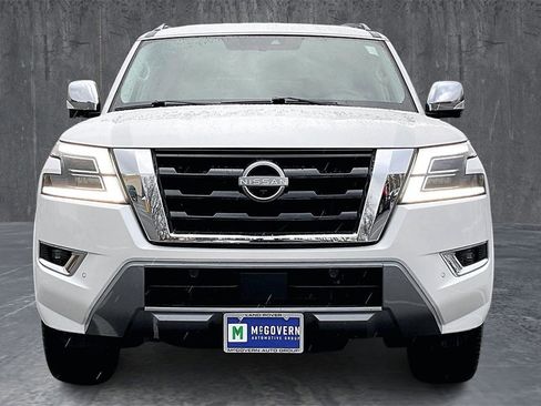 Used 2023 Nissan Armada Platinum w/ Captain's Chairs Package image 2
