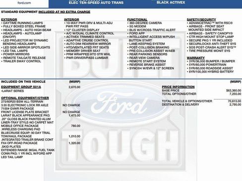 New 2026 Ford F150 Lariat w/ Equipment Group 501A Mid AWD/4WD image 2
