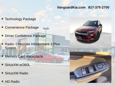 Used 2021 Chevrolet TrailBlazer RS w/ Technology Package image 6