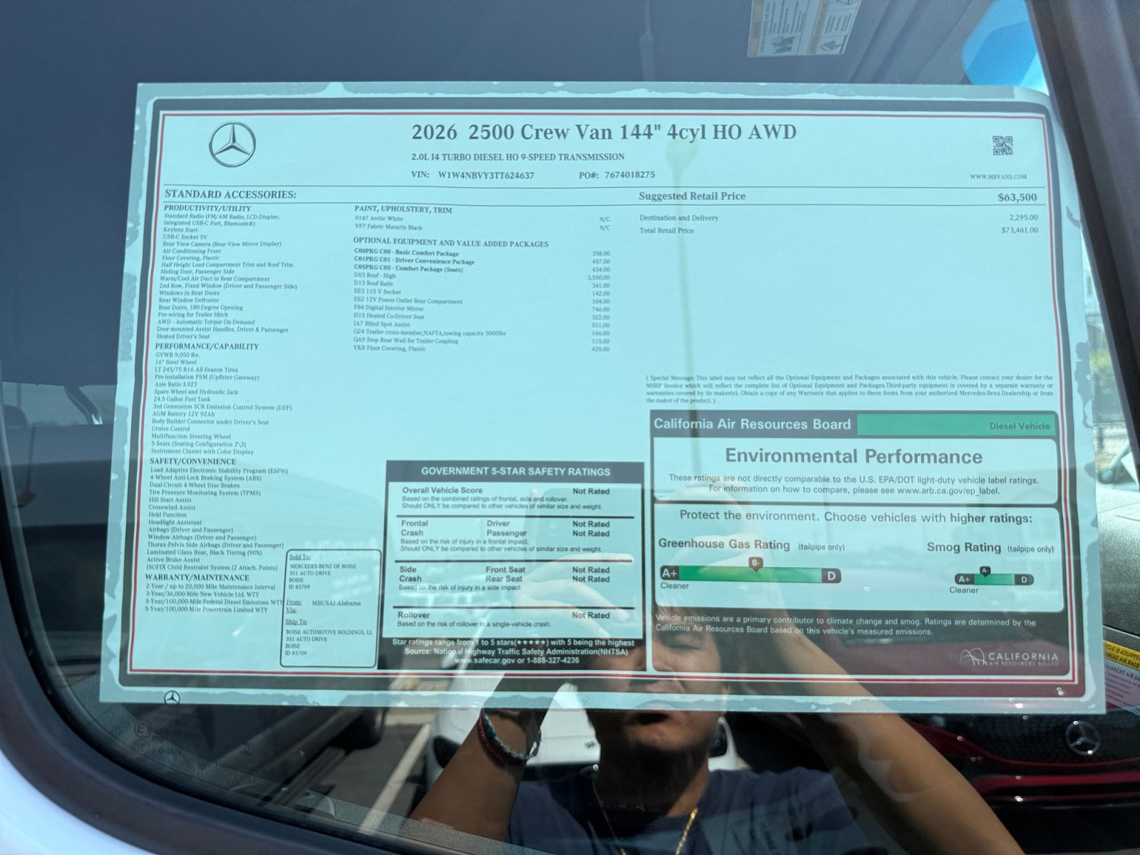 New 2026 Mercedes-Benz Sprinter 2500 image 35