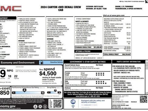 Used 2024 GMC Canyon Denali AWD/4WD image 2