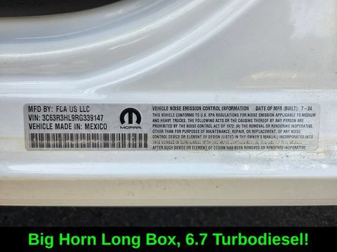 Certified 2024 RAM 3500 Big Horn AWD/4WD image 19
