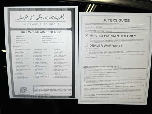 Certified 2025 Mercedes-Benz GLA 250 4MATIC image 39