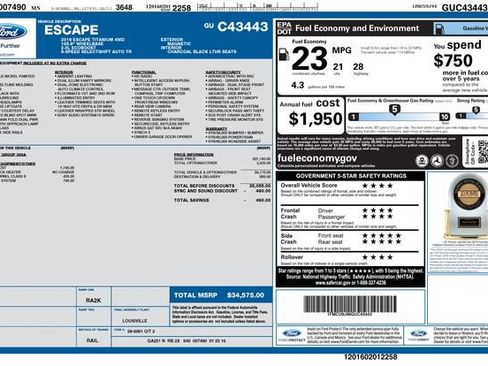 Used 2016 Ford Escape Titanium AWD/4WD image 4