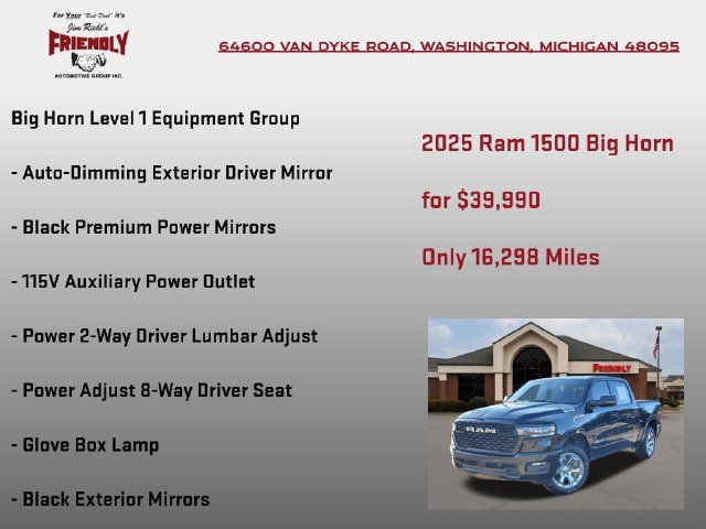 Used 2025 RAM 1500 Big Horn AWD/4WD image 10
