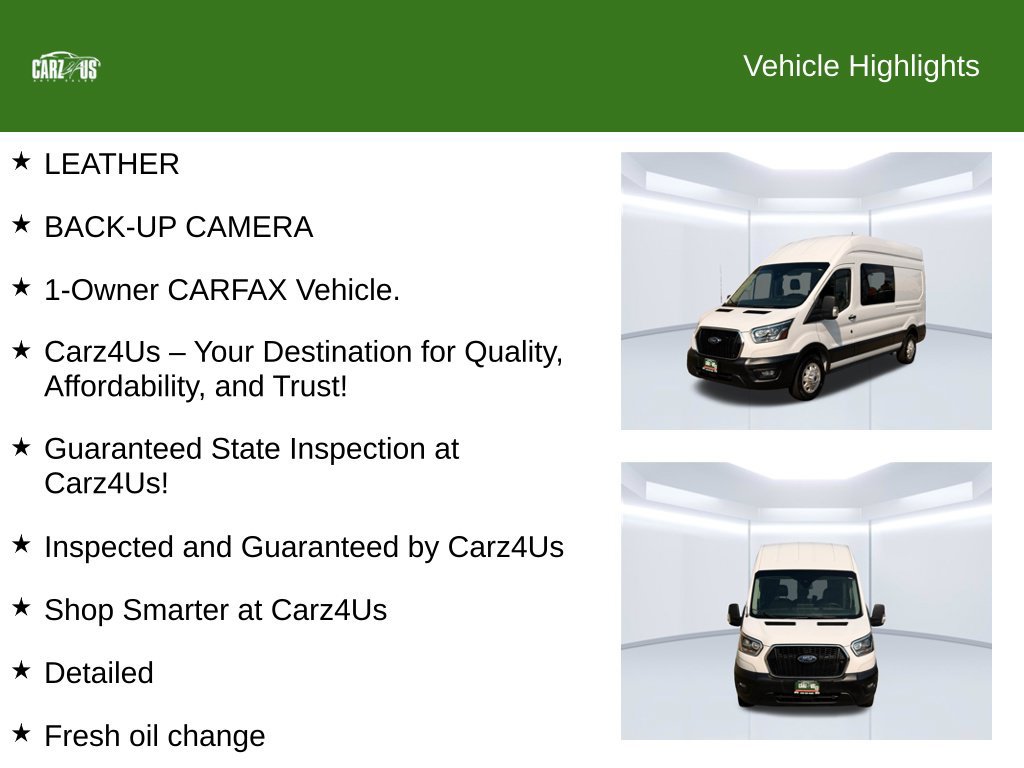 Used 2023 Ford Transit 350 148 High Roof w/ Exterior Upgrade Package RWD image 36