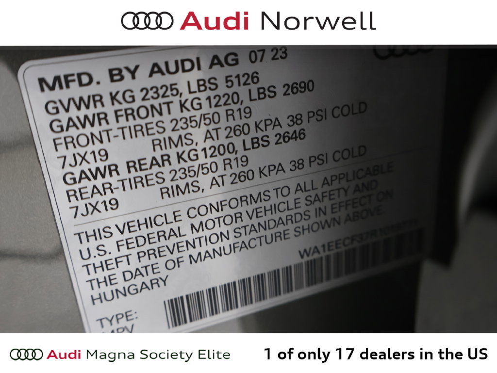 Certified 2024 Audi Q3 2.0T Premium Plus w/ Premium Plus Package AWD/4WD image 3