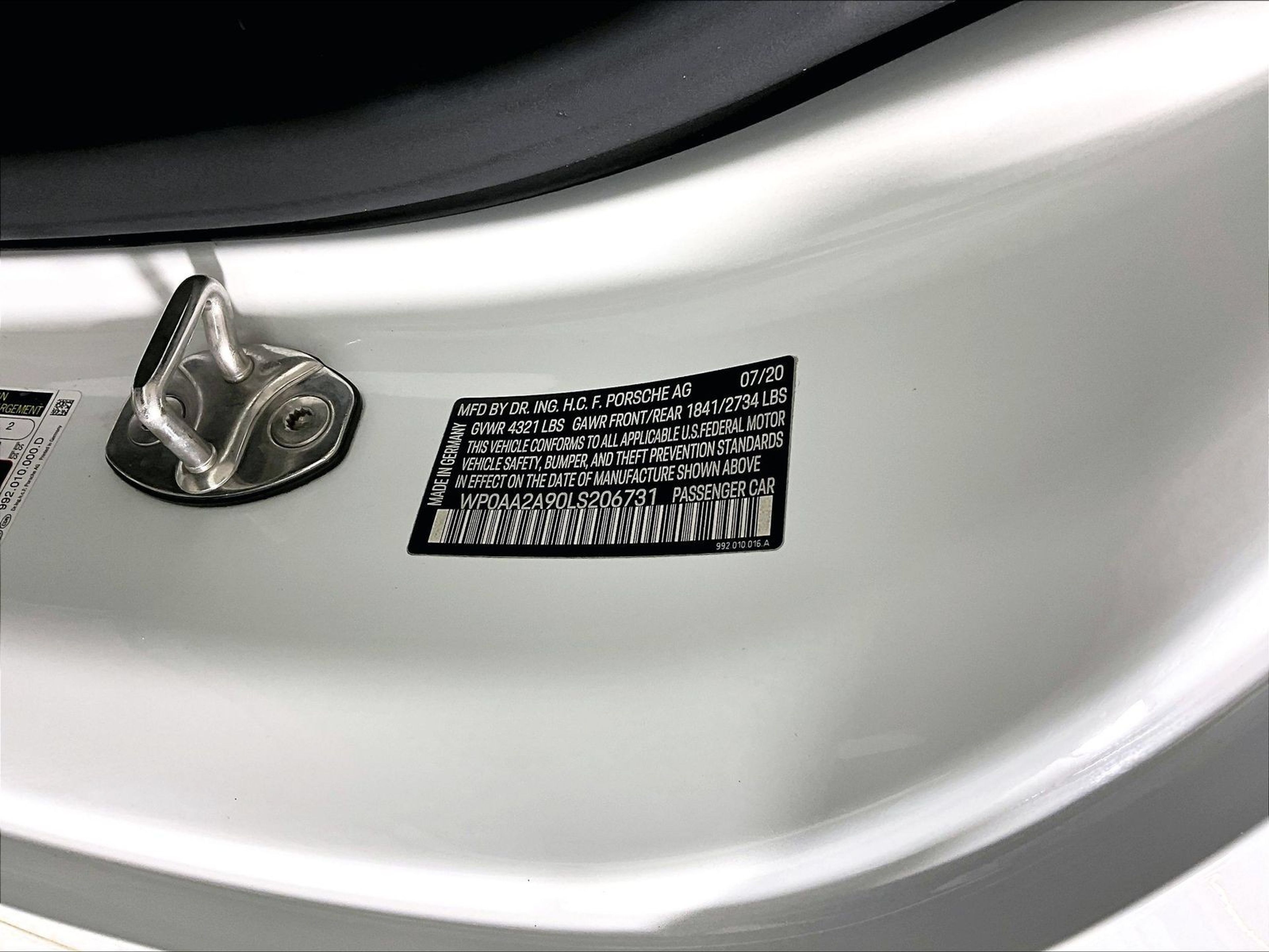 Certified 2020 Porsche 911 Carrera RWD image 27