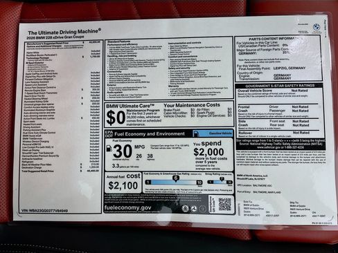 New 2026 BMW 228i xDrive w/ Technology Package AWD/4WD image 45