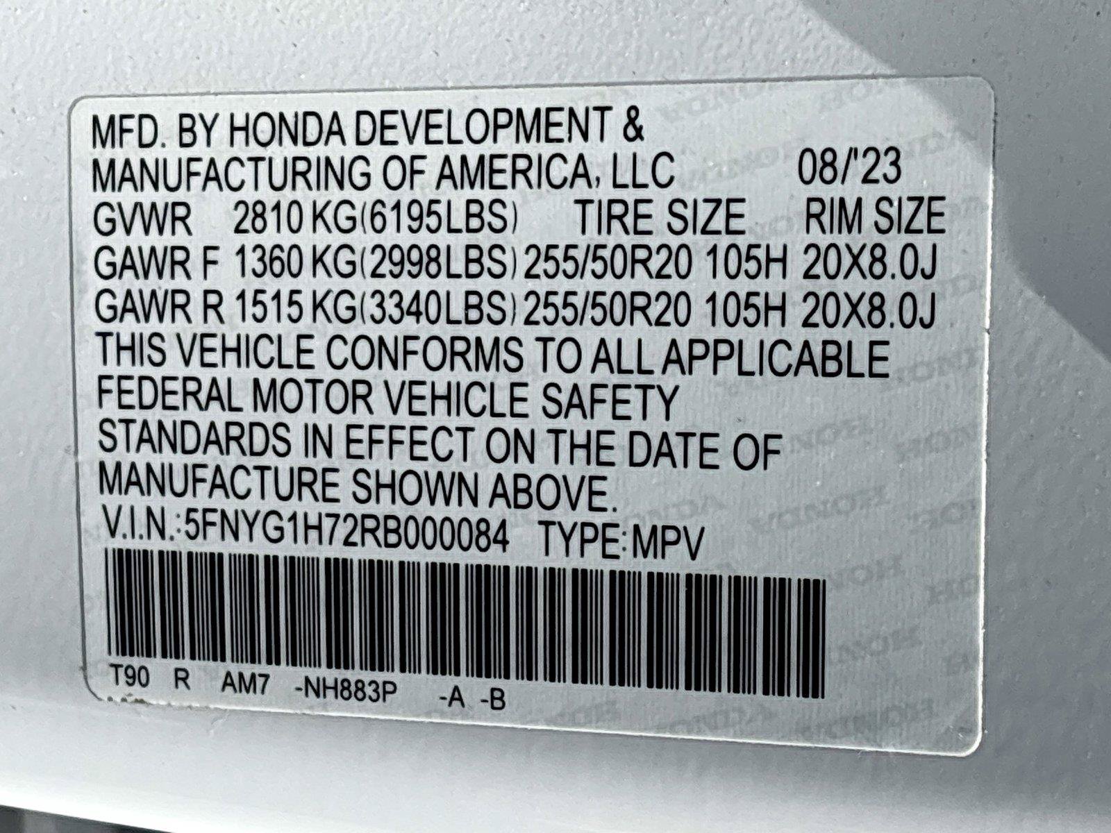 Certified 2024 Honda Pilot Touring image 39