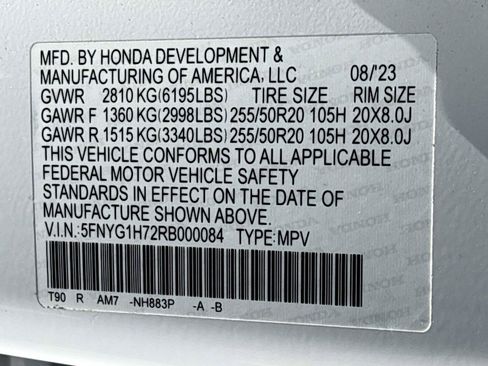 Certified 2024 Honda Pilot Touring image 39