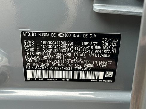 Certified 2024 Honda HR-V Sport image 34
