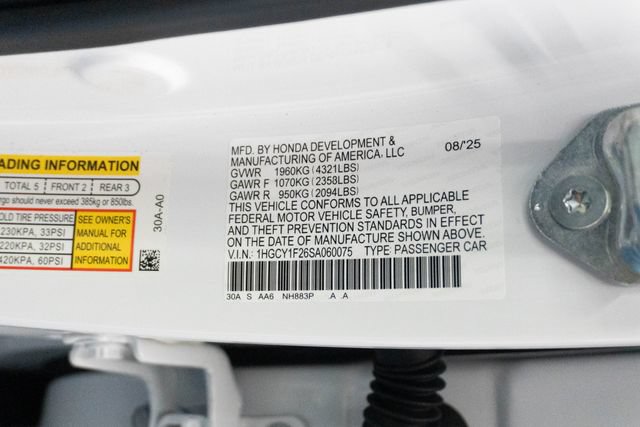 New 2025 Honda Accord LX image 26