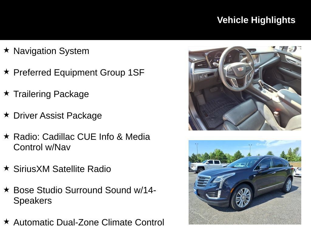 Used 2017 Cadillac XT5 Premium Luxury w/ Driver Assist Package AWD/4WD image 6