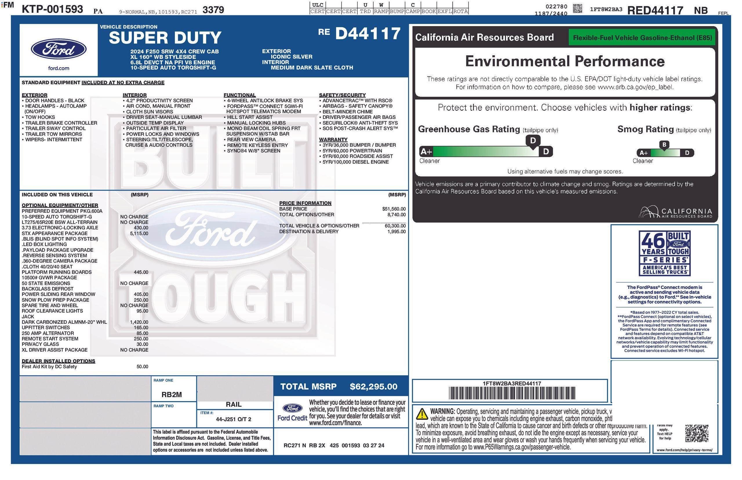 Used 2024 Ford F250 XL w/ STX Appearance Package AWD/4WD image 6