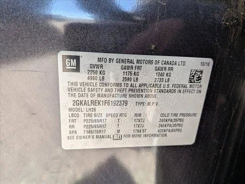 Used 2015 GMC Terrain SLE w/ Safety Package image 12