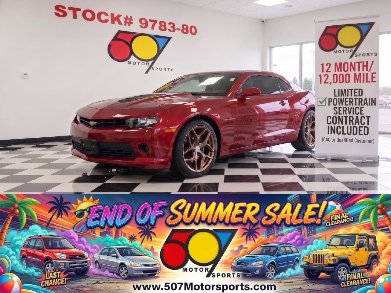Used 2015 Chevrolet Camaro LT RWD image 1