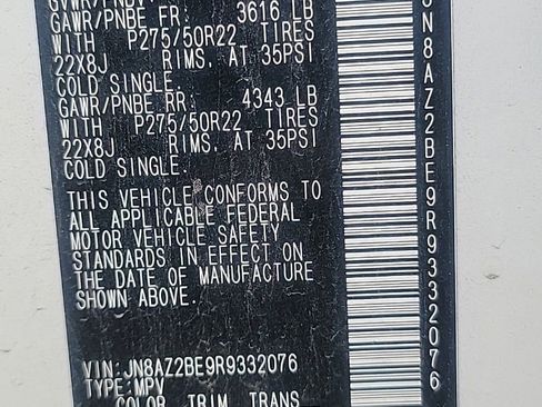 Certified 2024 INFINITI QX80 Sensory w/ Cargo Package image 10