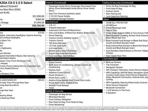 New 2026 MAZDA CX-5 Select AWD/4WD image 6