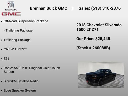 Certified 2018 Chevrolet Silverado 1500 LT w/ Midnight Edition AWD/4WD image 18