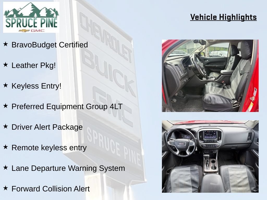 Certified 2016 GMC Canyon SLT w/ Driver Alert Package AWD/4WD image 8