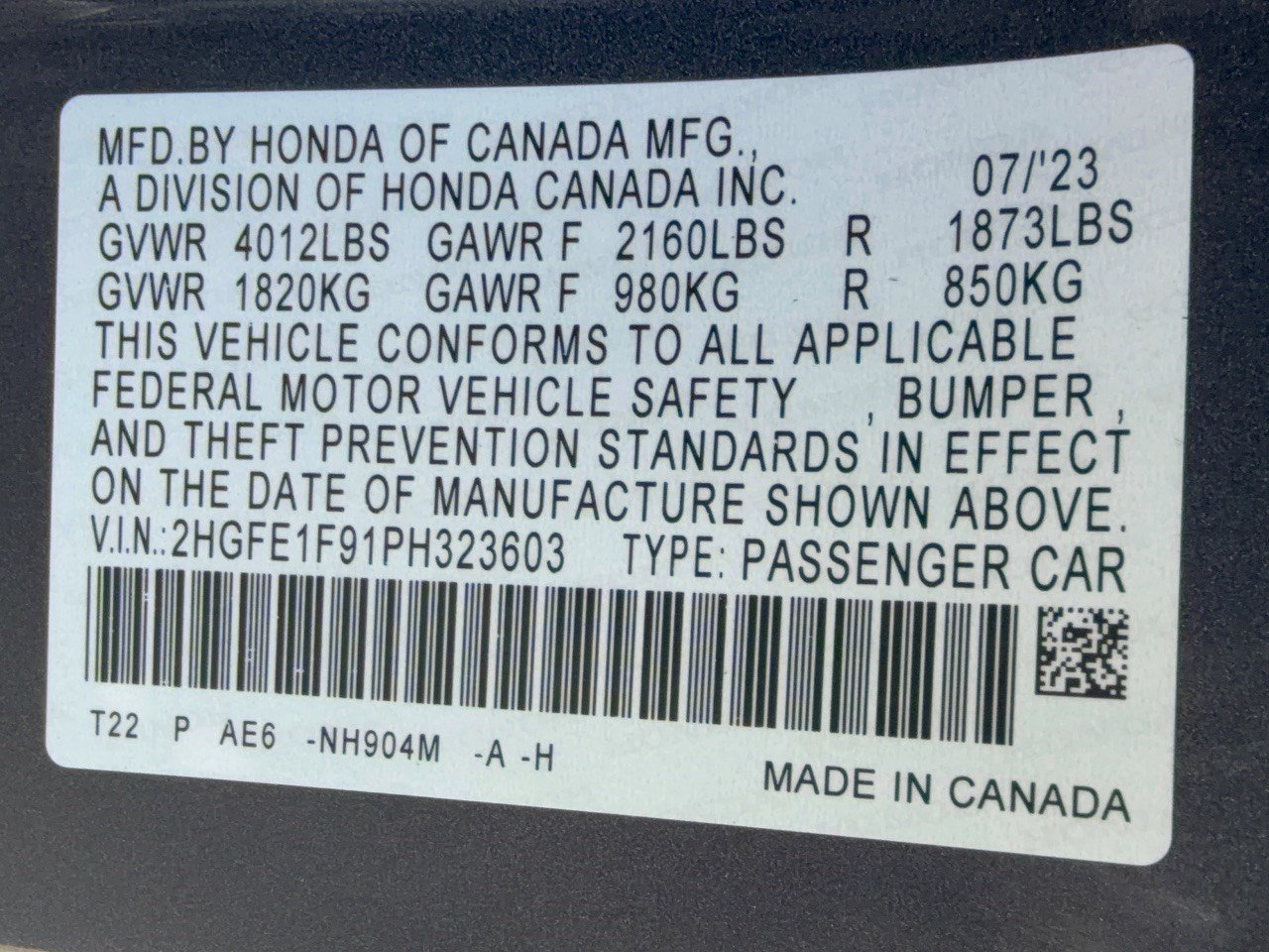 Used 2023 Honda Civic Touring image 31
