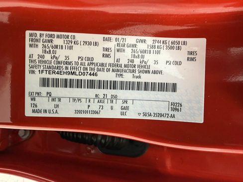 Used 2021 Ford Ranger XLT w/ Equipment Group 302A High RWD image 17