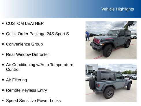 Used 2024 Jeep Wrangler Sport AWD/4WD image 5