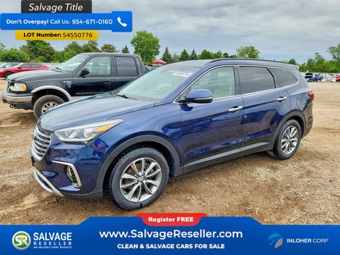 Used 2017 Hyundai Santa Fe Limited FWD image 1
