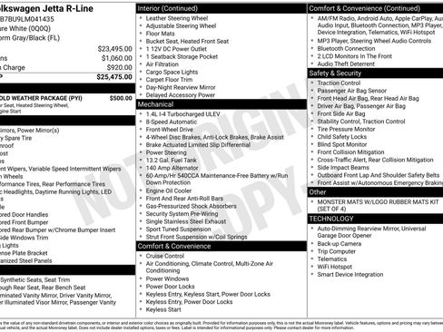 Used 2020 Volkswagen Jetta R-Line w/ R-Line Cold Weather Package image 3