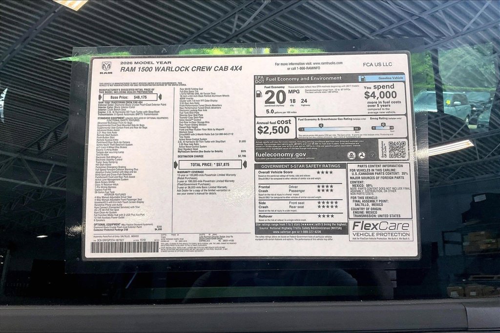 New 2026 RAM 1500 Warlock AWD/4WD image 36