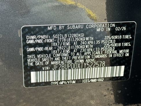 New 2026 Subaru Outback Limited AWD/4WD image 43