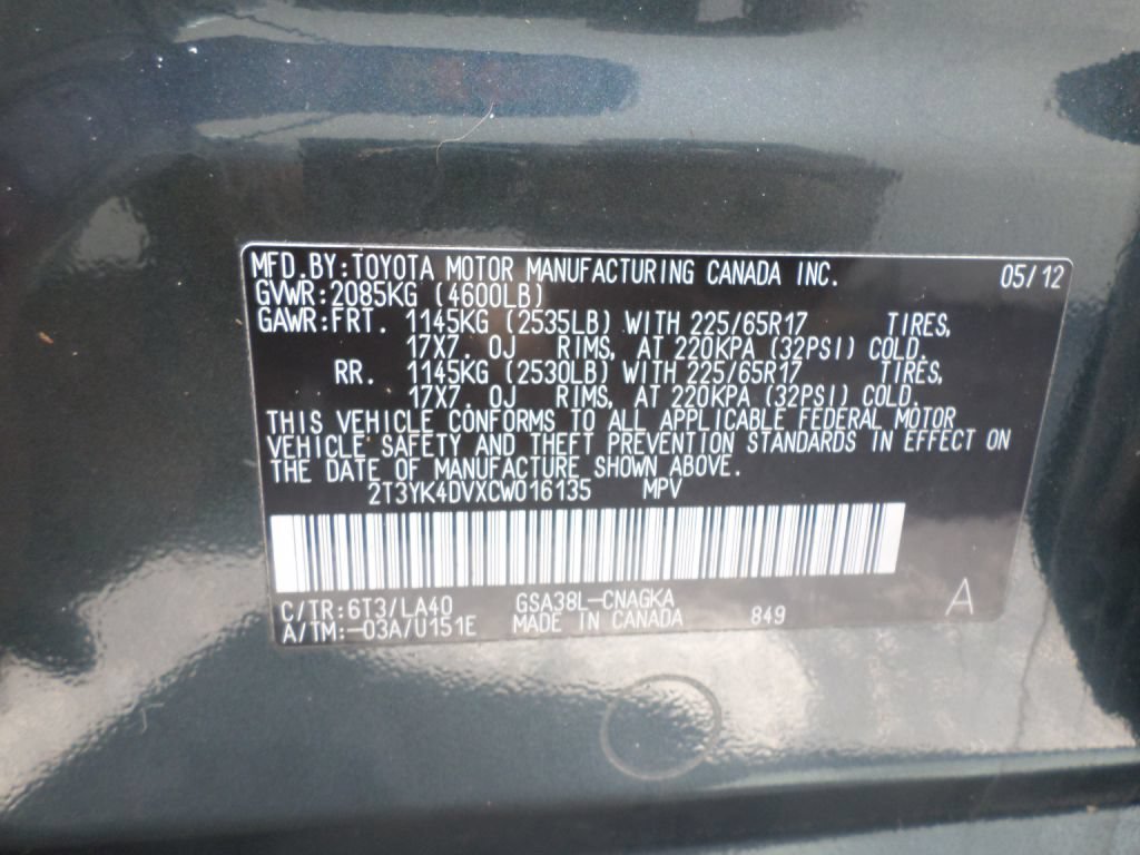 Used 2012 Toyota RAV4 Limited w/ Premium Plus Value Pkg FWD image 20