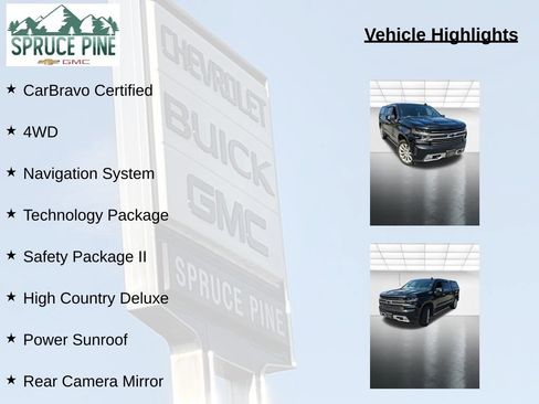 Used 2020 Chevrolet Silverado 1500 High Country w/ Technology Package AWD/4WD image 7