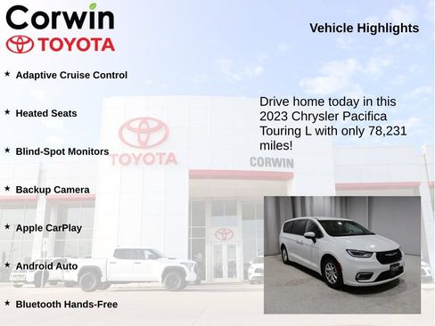 Used 2023 Chrysler Pacifica Touring-L FWD image 6