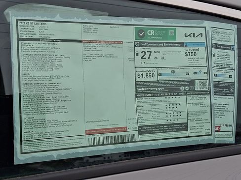 New 2026 Kia K5 GT-Line image 12