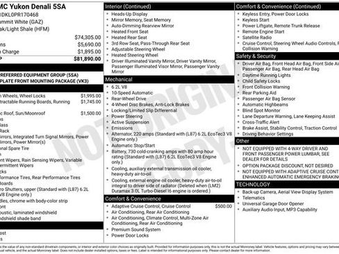 Used 2023 GMC Yukon Denali RWD image 4