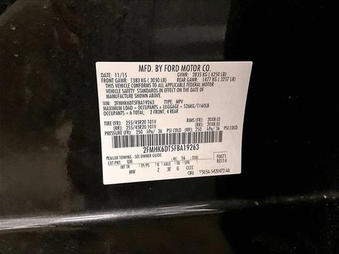 Used 2015 Ford Flex Limited w/ Equipment Group 303A AWD/4WD image 34