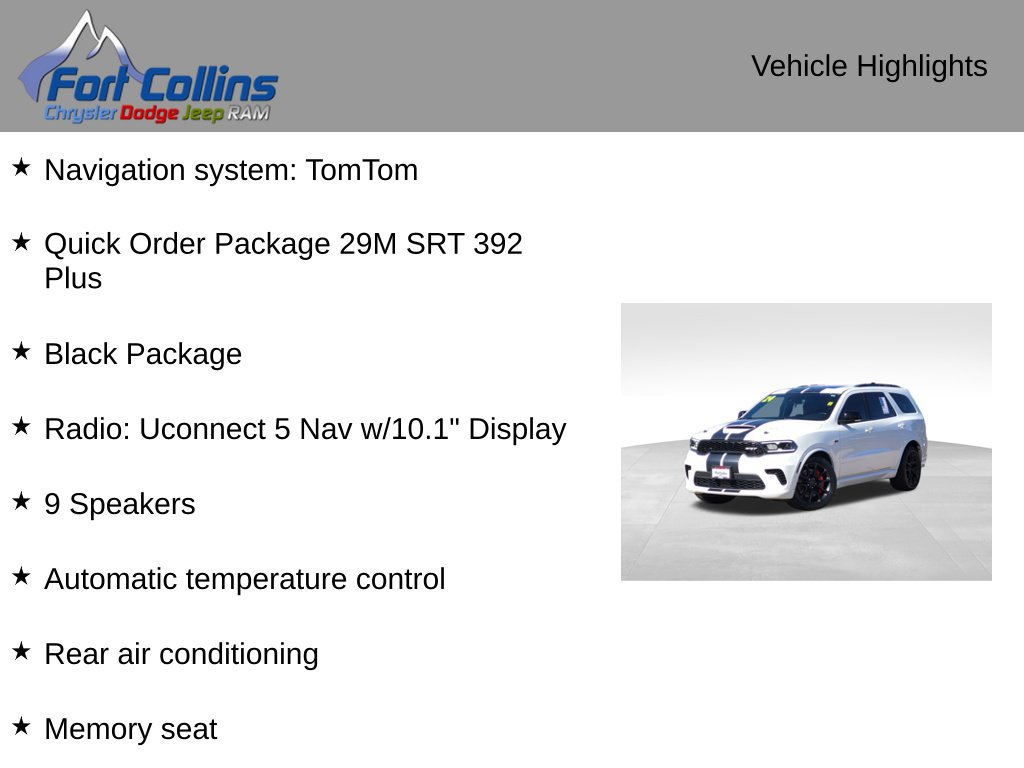 Used 2024 Dodge Durango SRT AWD/4WD image 4
