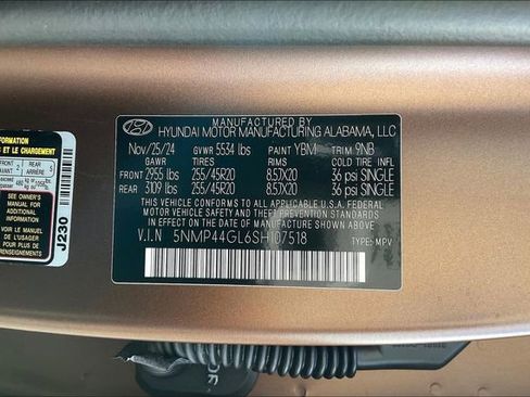 New 2025 Hyundai Santa Fe Limited image 13