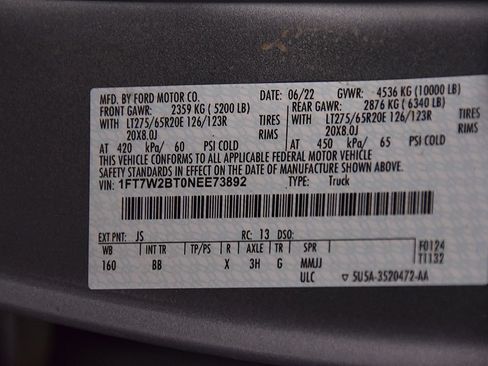 Used 2022 Ford F250 Platinum AWD/4WD image 16