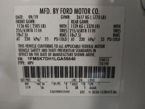 Used 2020 Ford Explorer XLT w/ Equipment Group 202A image 33