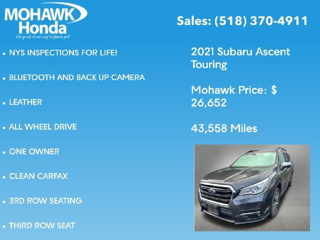 Used 2021 Subaru Ascent Touring AWD/4WD image 7