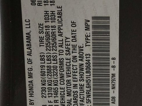 Certified 2020 Honda Odyssey EX image 31