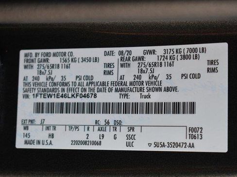 Used 2020 Ford F150 Lariat image 17