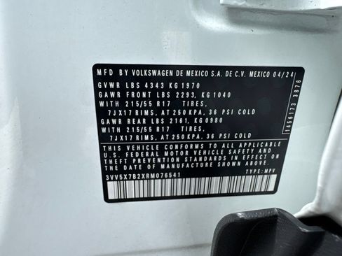 Used 2024 Volkswagen Taos S FWD image 14