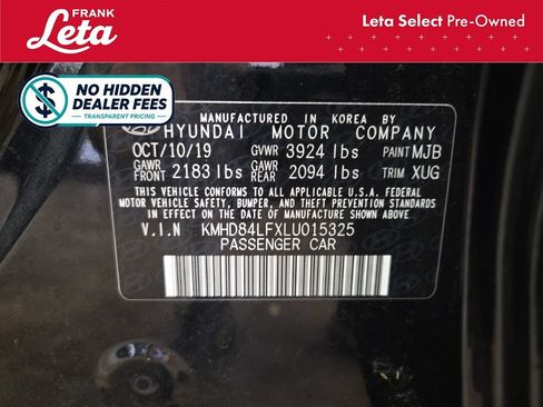 Used 2020 Hyundai Elantra SEL FWD image 28